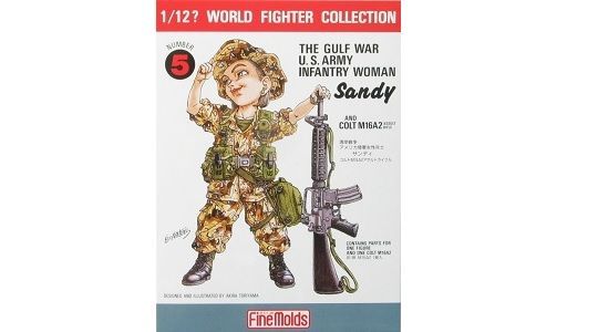 Fine Molds FM005 1/12 Gulf War U.S. Infantry Woman & M16A2