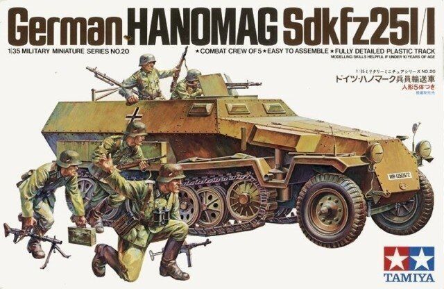Tamiya TM35020 1/35 Hanomag Sdkfz 251/1