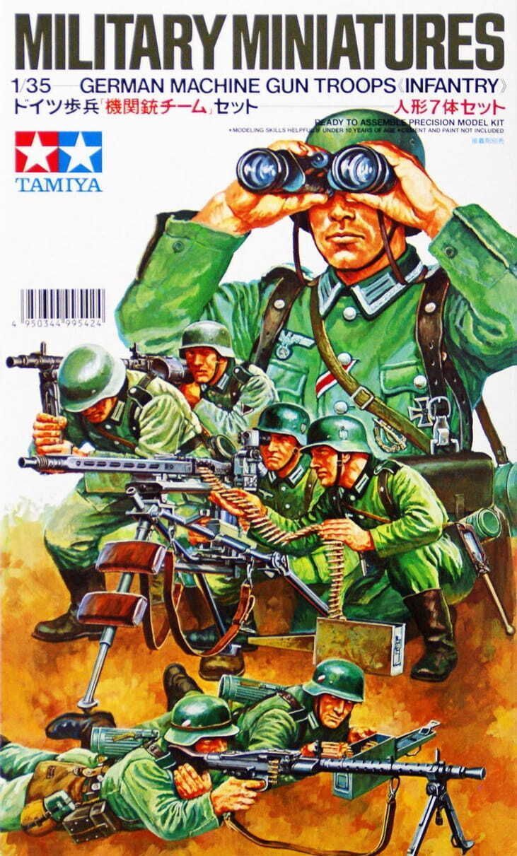 TAMIYA TM35038 1/35 German Machine Gun Troops