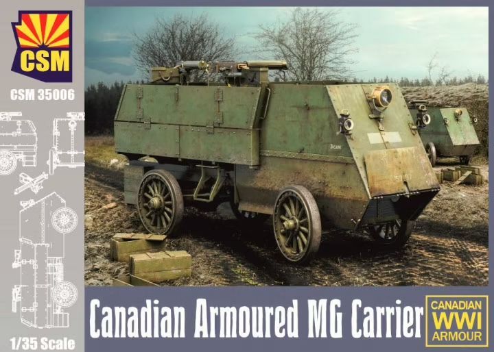 COPPERSTATE CSM35006 1/35 WW.I Canadian Armoured MG Carrier