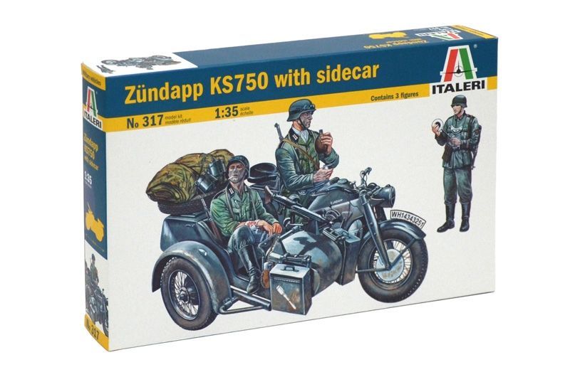 Italeri IT317 1/35 Zündapp KS750 w/ Sidecar