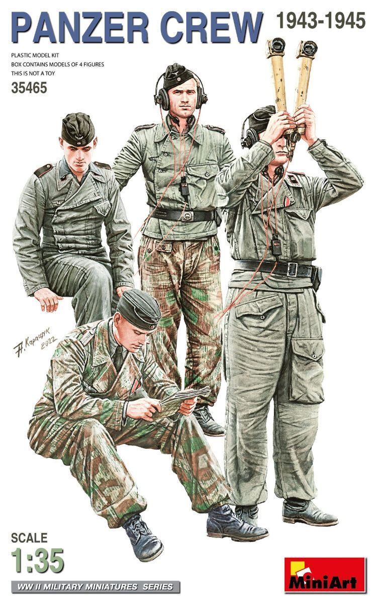 Miniart MA35465 1/35 German Panzer Crew ( 1943-1945 )