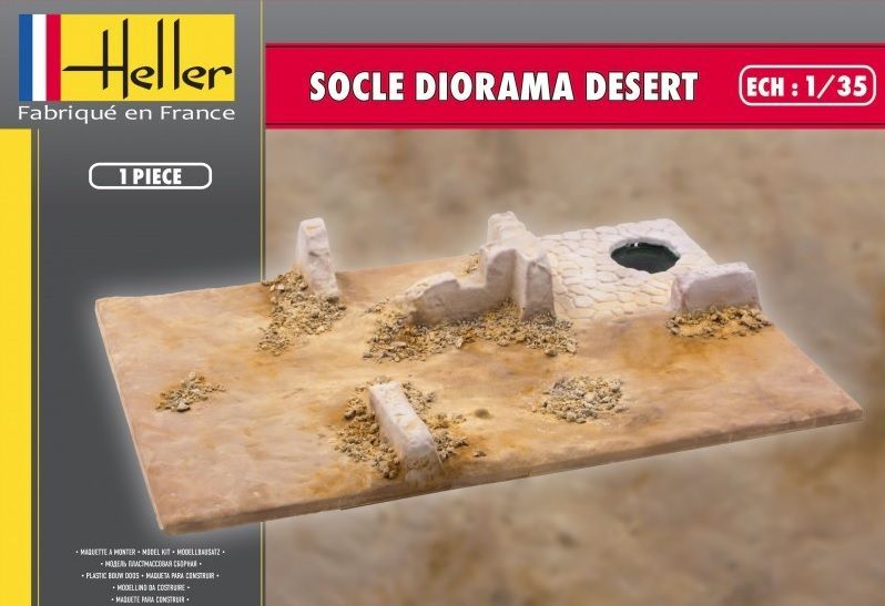HELLER HE81255 1/35 Socle Diorama Desert HELLER HE81255 1/35 Socle Diorama Desert
