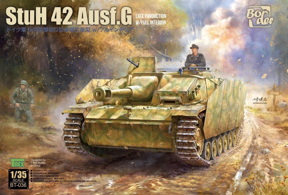 Border Models BMBT036 1/35 StuH. 42  Ausf. G late Production w/full Interior - ANGEBOT !!!
