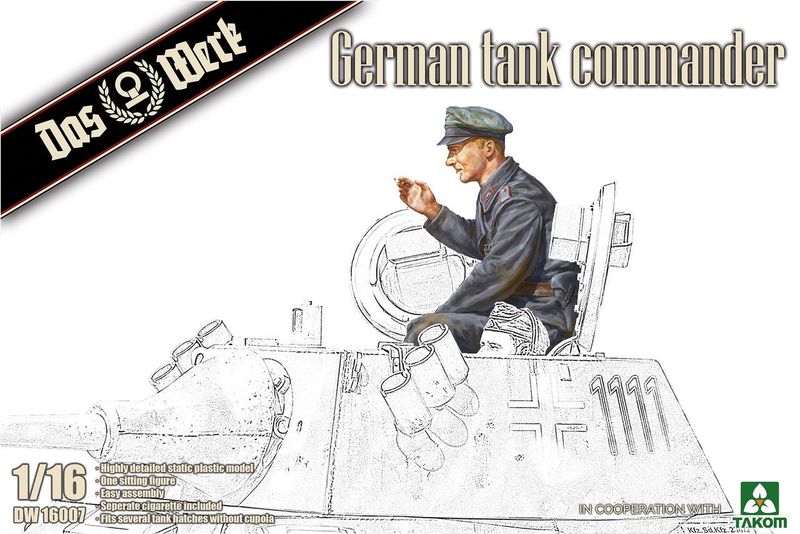 DAS WERK DAW16007 1/16 German Tank Commander