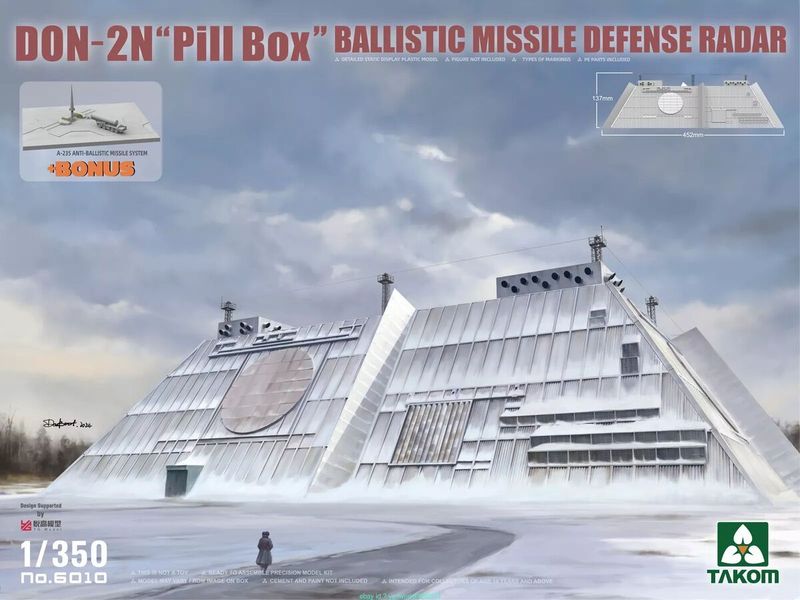 TAKOM TAK6010 1/350 DON -2N "Pill Box" Ballistic Missile Defence Radar