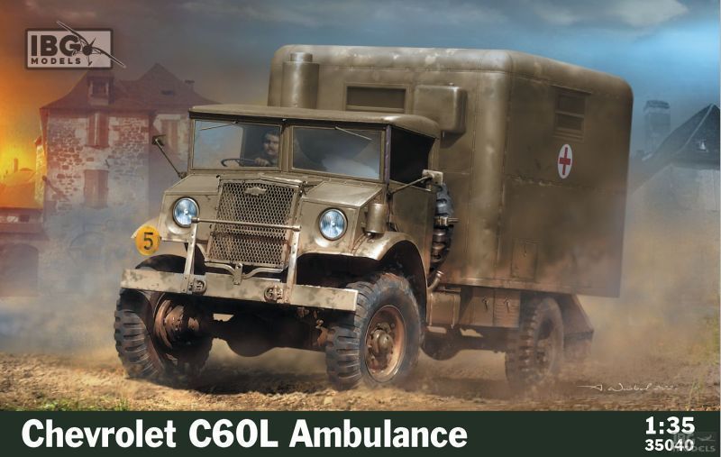 IBG IBG35040 1/35 Chevrolet C60L Ambulance - ANGEBOT !