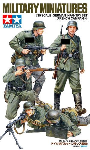 TAMIYA TM35293 1/35 German Infantry Set - French Campaign 1940