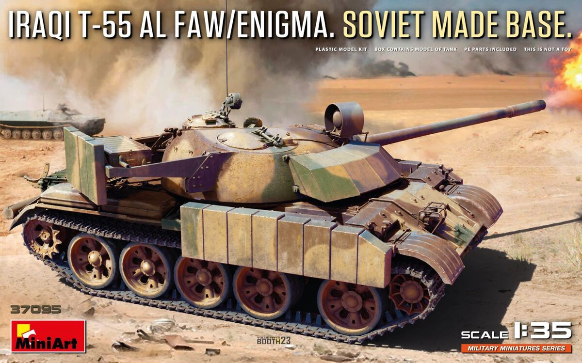 Miniart MA37095 1/35 Iraqi T-55 Al Faw/Enigma - Soviet Made Base