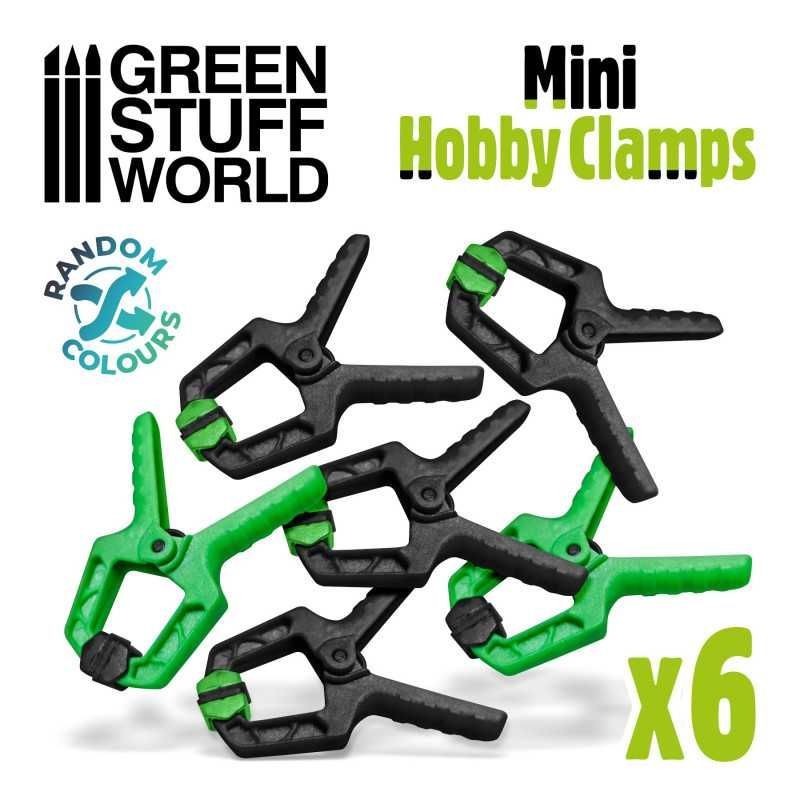 Green Stuff World GSW11394 Mini - Hobby Klammern ,6 Stück