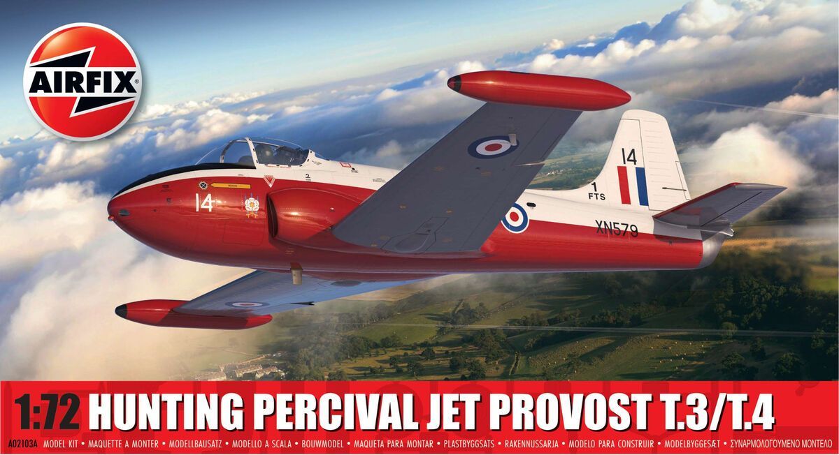 Airfix AF02103A 1/72 Hunting Percival Jet Provost T.3/T.4
