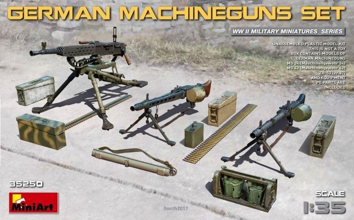 Miniart MA35250 1/35  WW.II German Machineguns set