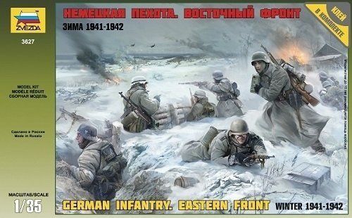 Zvezda ZV3627 1/35 Germ. Infantry - Eastern Front - Winter 1941/42