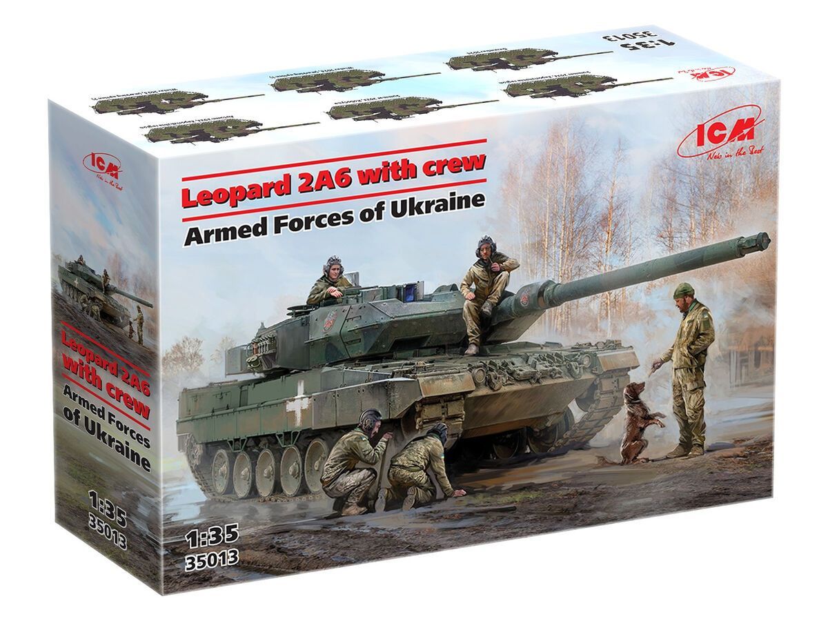 ICM ICM35013 1/35 Leopard 2A6 of the Armed Forces of Ukraine w/ crew