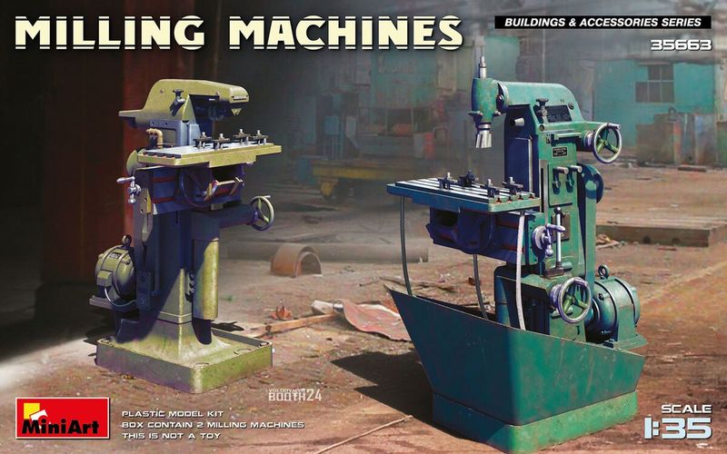 Miniart MA35663 1/35 Milling Machines - Fräsen