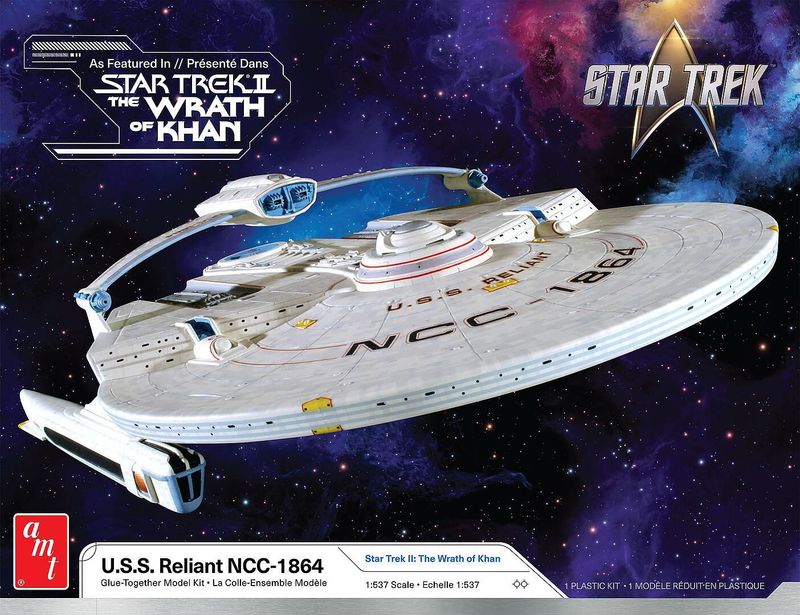 AMT1457m AMT 1/537 STAR TREK II USS Reliant NCC-1864 Wrath of Khan AMT1457m AMT 1/537 STAR TREK II USS Reliant NCC-1864 Wrath of Khan