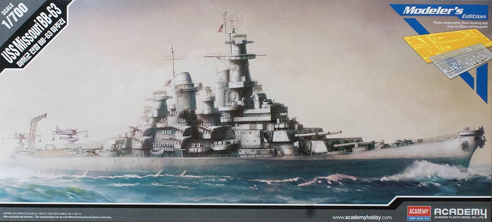 Academy AC14223 1/700 BB-63 USS Missouri Special Edition