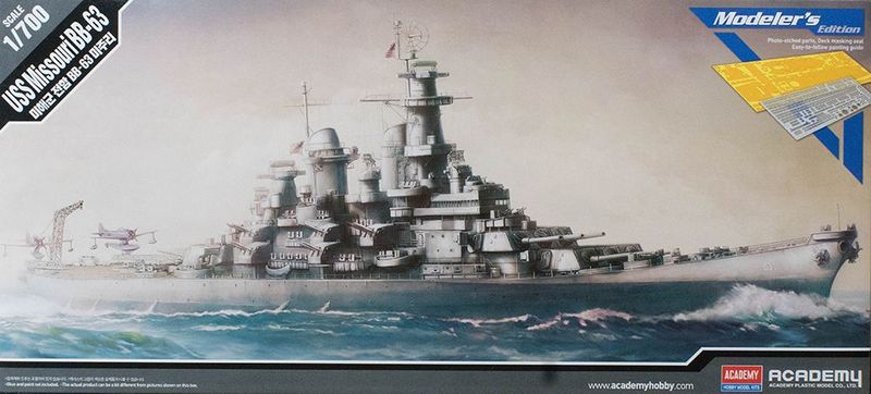 Academy AC14223 1/700 BB-63 USS Missouri Special Edition Academy AC14223 1/700 BB-63 USS Missouri Special Edition