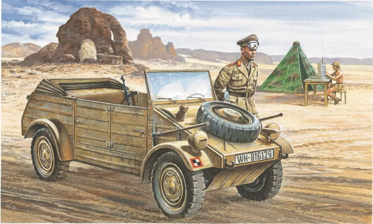 Italeri IT312 1/35 Volkswagen Typ 82 Kübelwagen