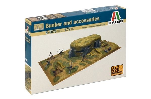 Italeri IT6070 1/72 Bunker and Accesories