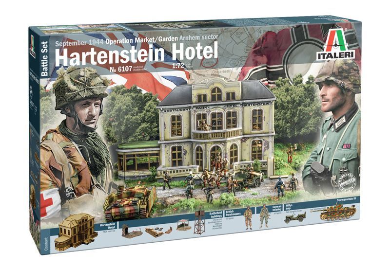 Italeri IT6107 1/72 Market Garden - Hotel Hartenstein 1944