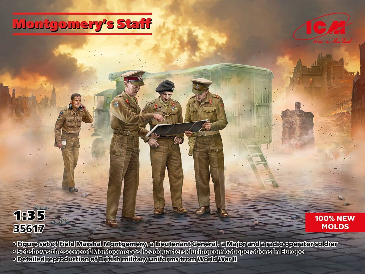 ICM ICM35617 1/35 WWII Montgomery's Staff