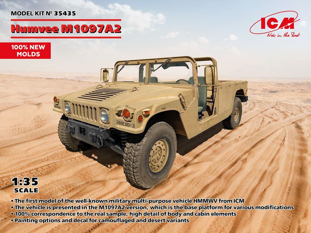 ICM ICM35435 1/35 Humvee M1097A2