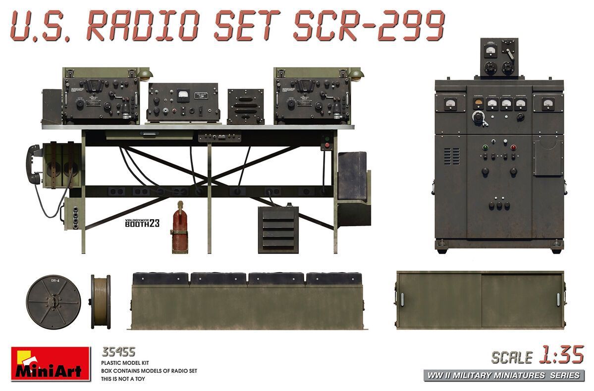 Miniart MA35455 1/35 U.S. Radio Set SCR -299