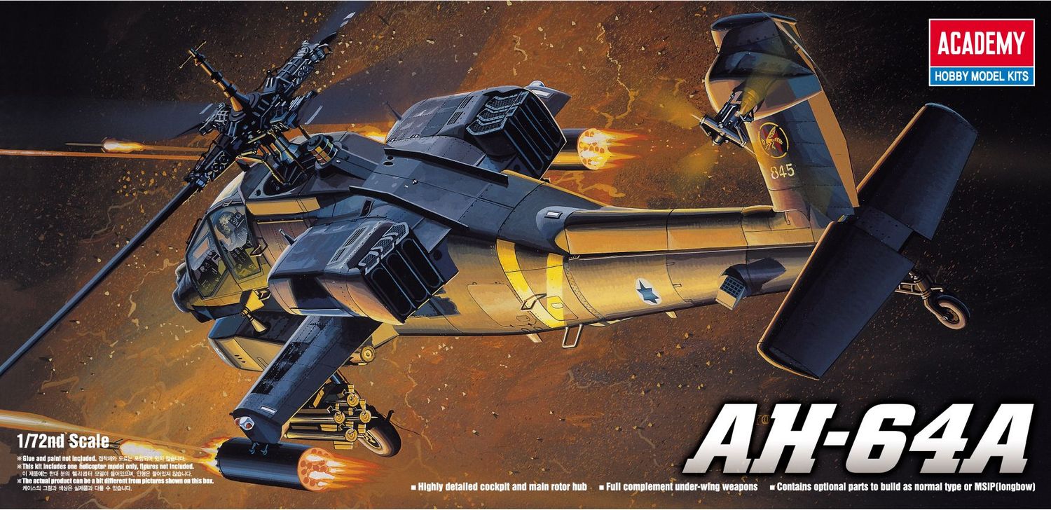 Academy 12488 1/72 AH-64A 'APACHE'