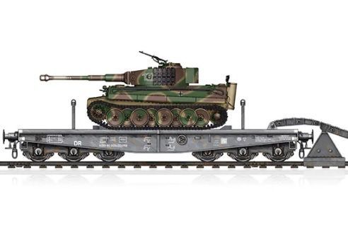 Hobby Boss HB82934 1/72 German schw. Plattformwagen Type SSyms 80 & Pz.Kpfw.VI Ausf.E Tiger I - Mid production.