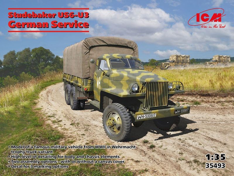 ICM ICM35493 1/35 Studebaker US6-U3 in German Service