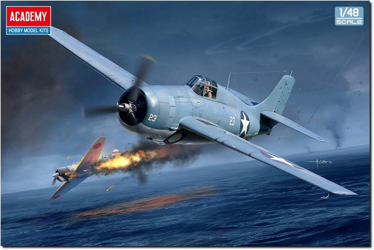 Academy 12355 1/48 USN F4F-4 "Battle of Midway"