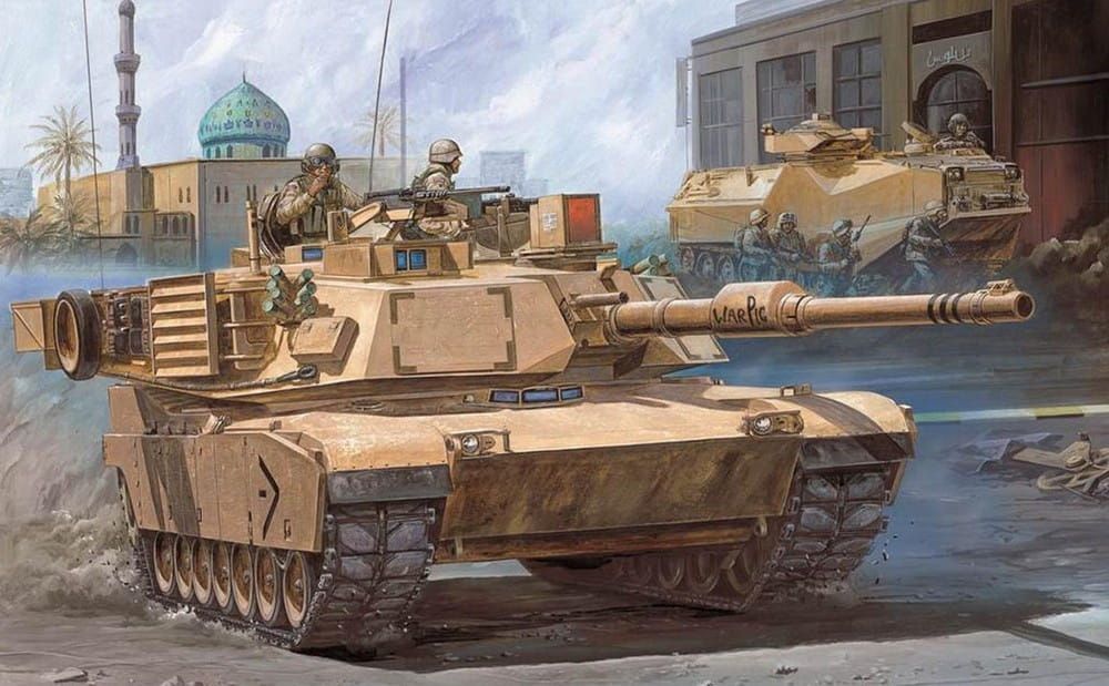 Academy 13430 1/72 USMC M1A1 Abrams