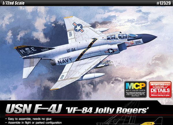 Academy 12529 1/72 USN F-4J 'VF-84 Jolly Rogers'