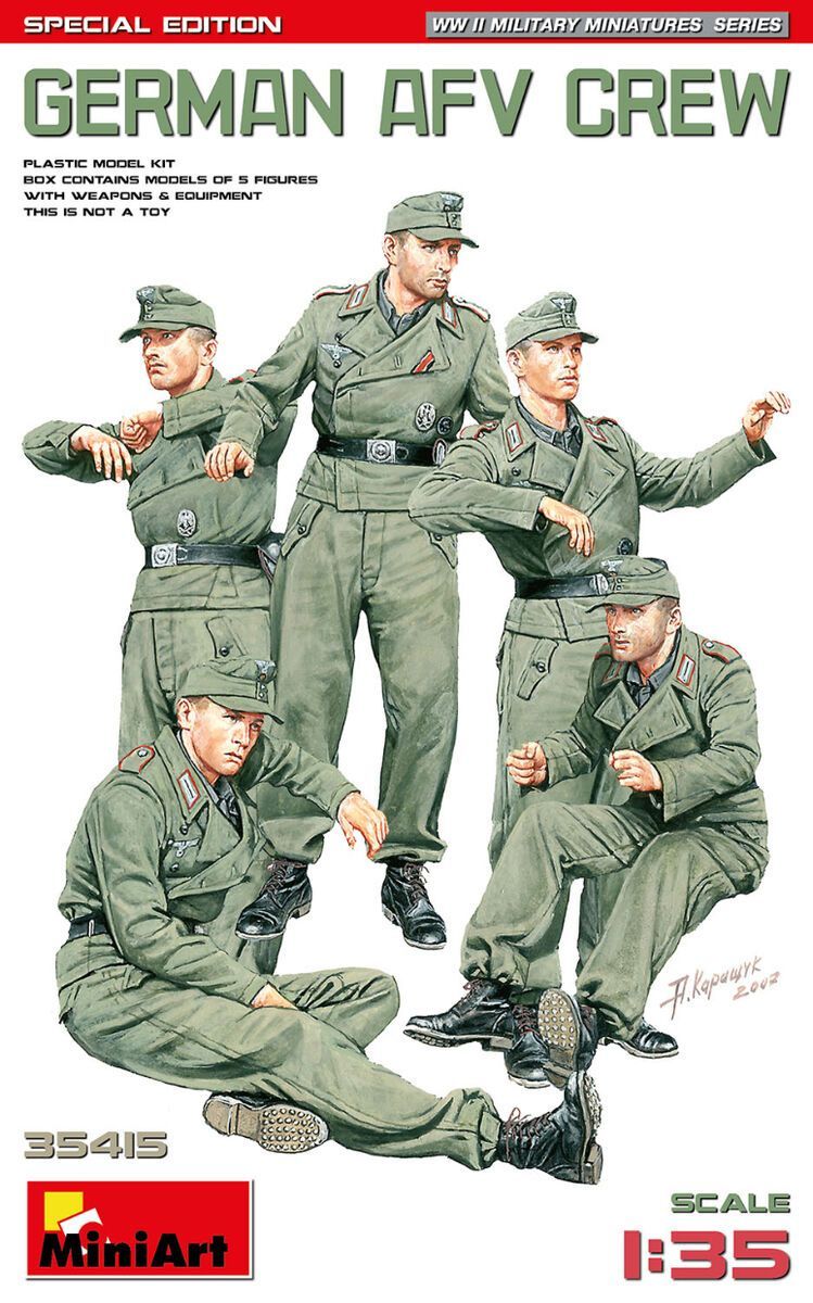 Miniart MA35415 1/35 German AFV Crew  Special Edition !!