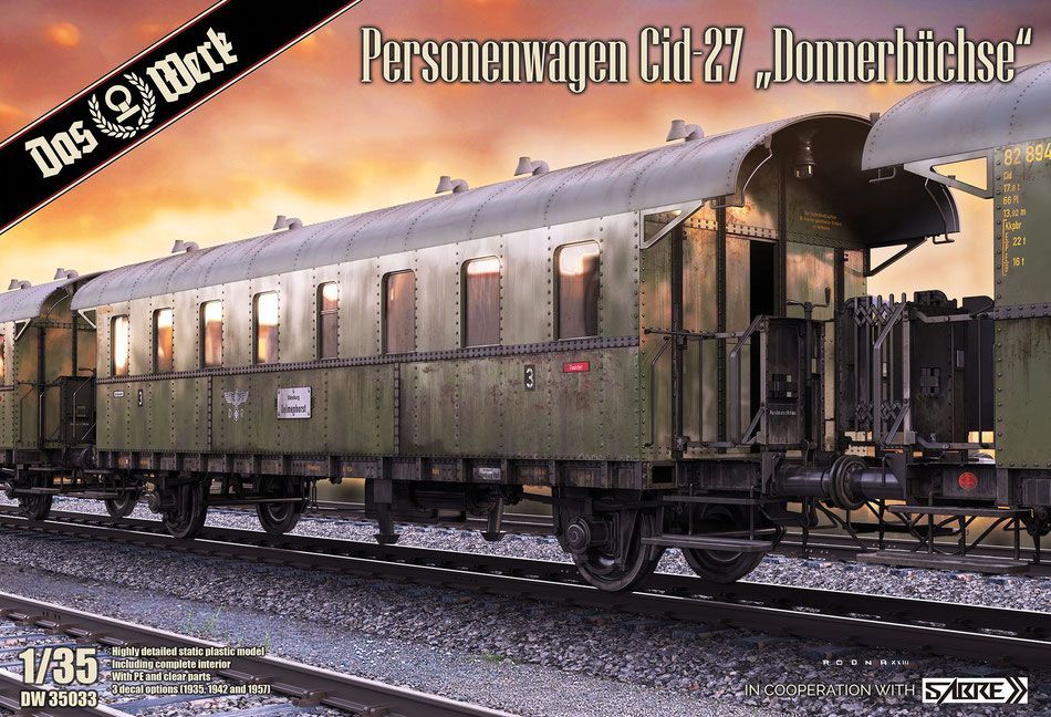 Das Werk DAW35033 1/35 Personenwagen Cid-27 „Donnerbüchse“