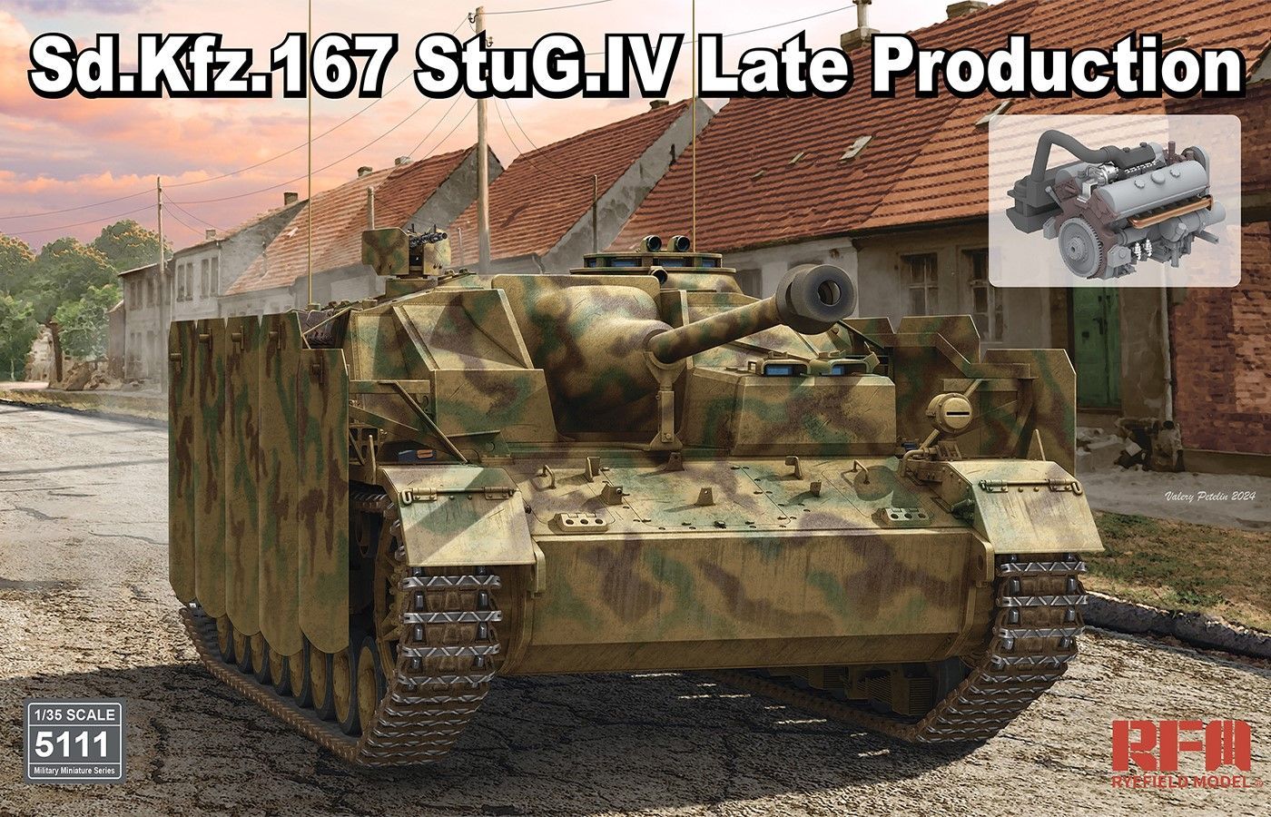 RYEFIELD RM5111 1/35 Sd.Kfz. 167 StuG.IV , Late Production