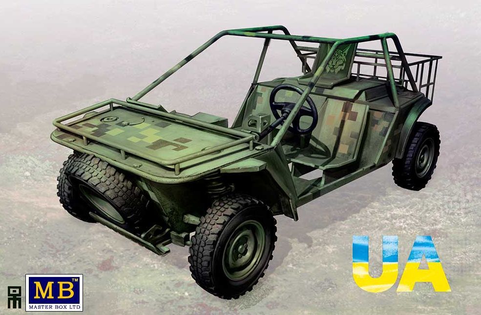 MASTER BOX MB35239 1/35 Buggy Mongoose - The Ukrainian Combat Vehicle - basic Version.