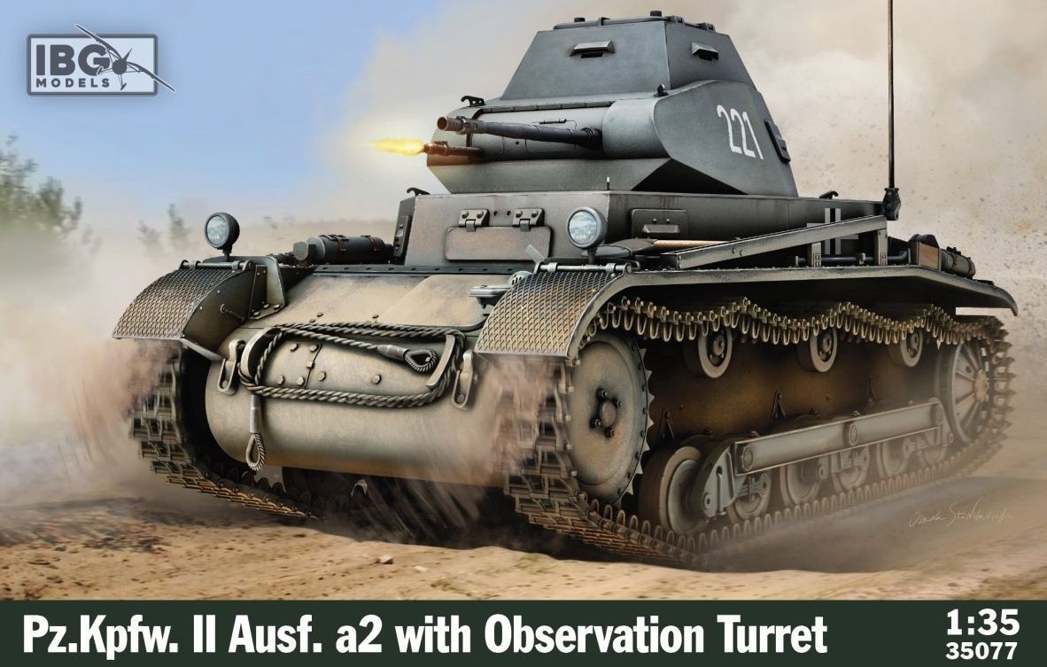 IBG IBG35077 1/35 Pz.Kpfw.II, Ausf. a2 w/ Observation Turret