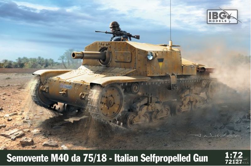 IBG IBG72127 1/72 Semovente M40 da75/18 - Italian SPG