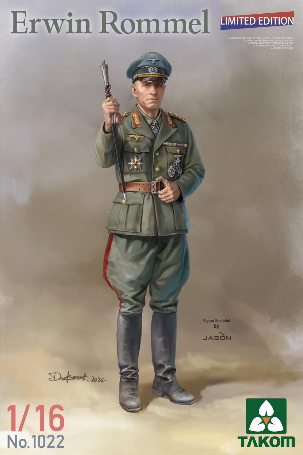 TAKOM TAK1022 1/16 Erwin Rommel ( Limited Edition )