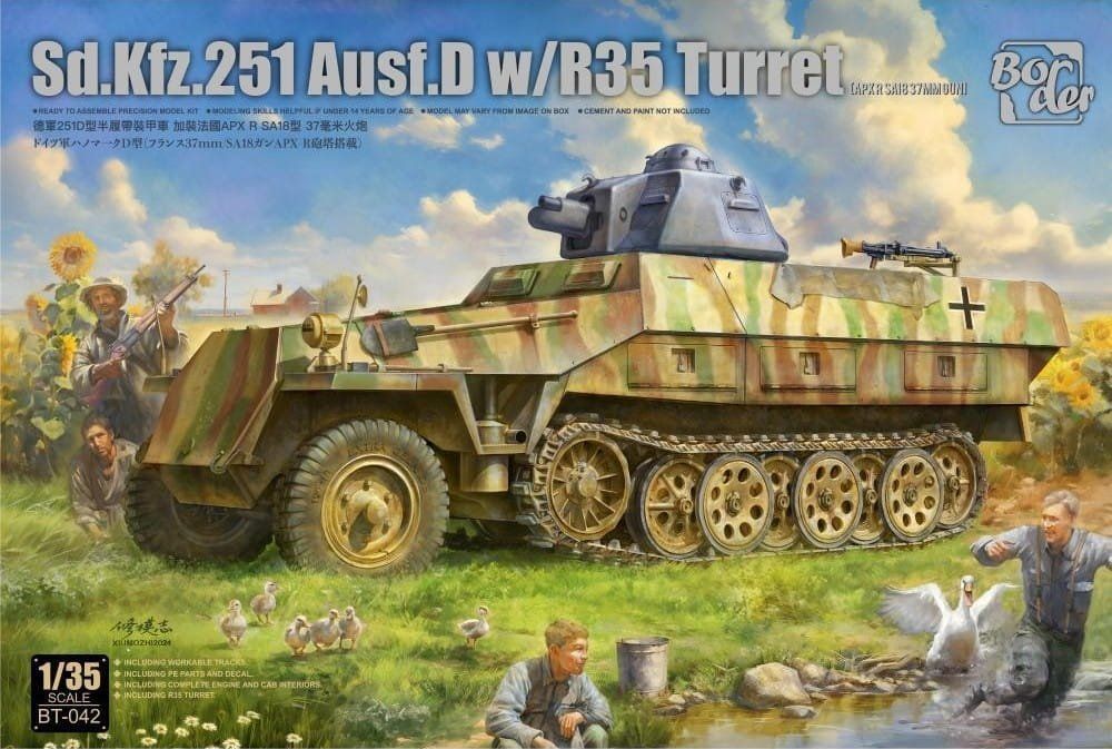 Border Models BMBT042 1/35 Sd.Kfz.251  Ausf.D w/R35 Turret