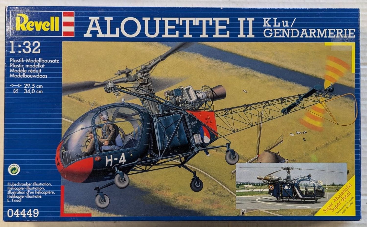 REVELL REV04449 1/32 Alouette II Klu / Gendarmerie