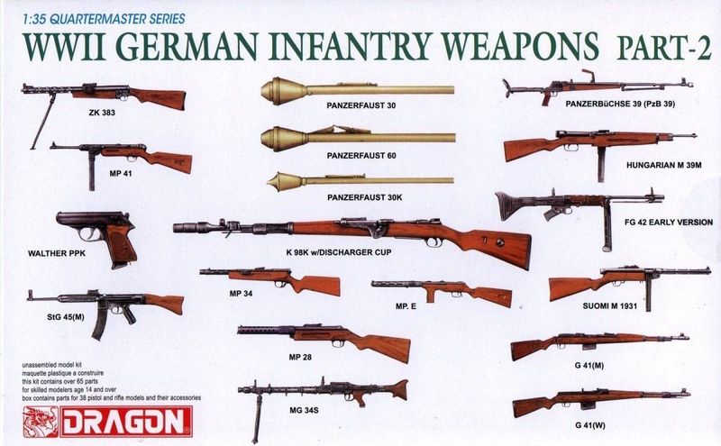 DRAGON DR3816 1/35 WWII German Infantry Weapons - Part 2