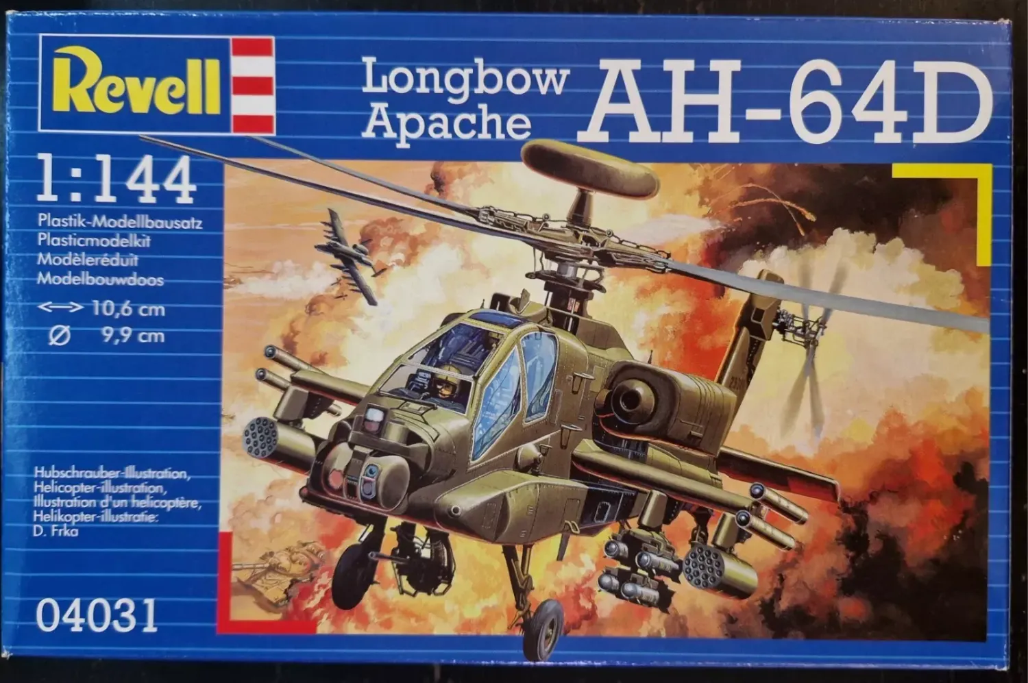 REVELL REV04031 1/144 Boeing AH-64D Longbow Apache