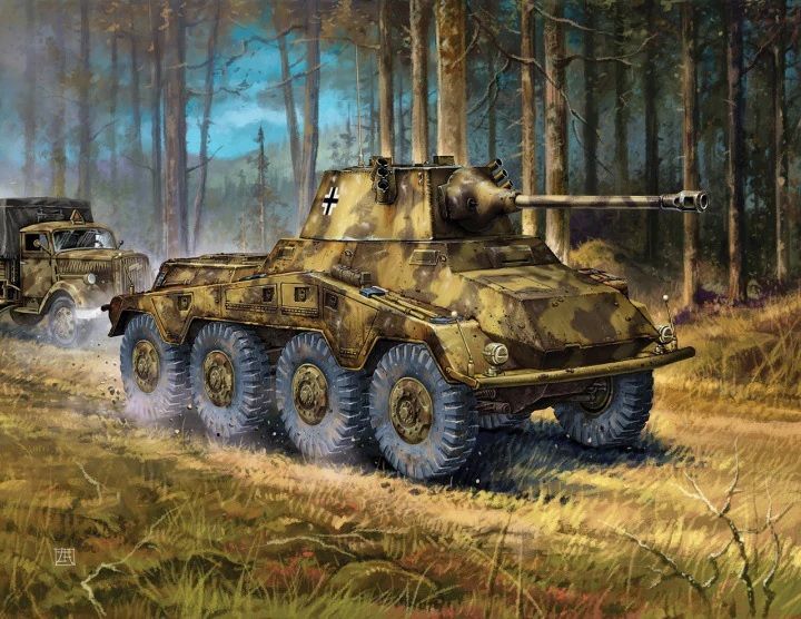Zvezda ZV6285 1/100 German Sd.Kfz.234/2 Puma
