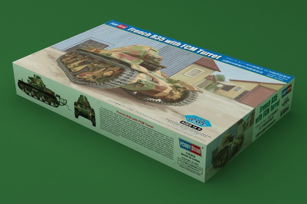 Hobby Boss HB83894 1/35 French R35 with FCM Turret