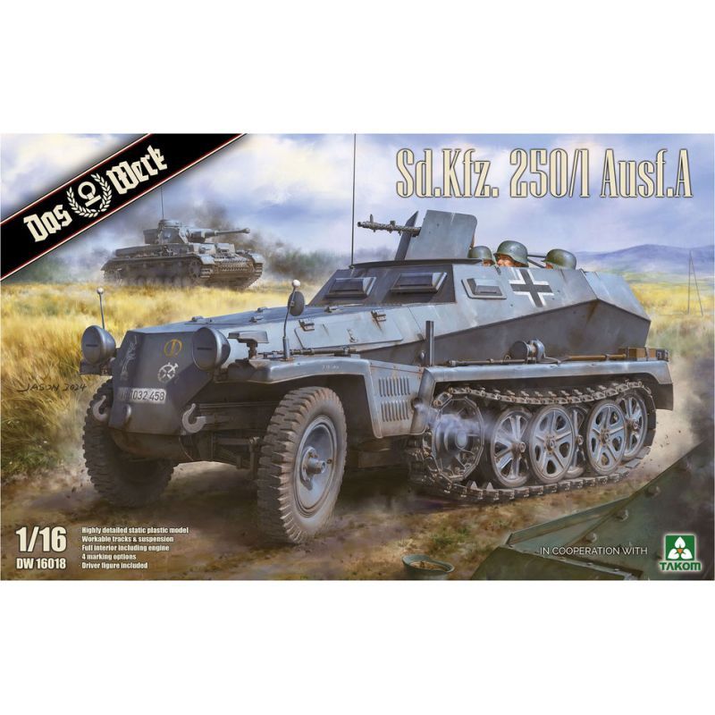 DAS WERK DAW16018 1/16 Sd.Kfz. 250/1 , Ausf. A