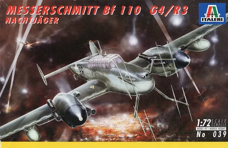 Italeri IT039 1/72 Messerschmitt Bf 110 G4/R3 'Nachtjäger'