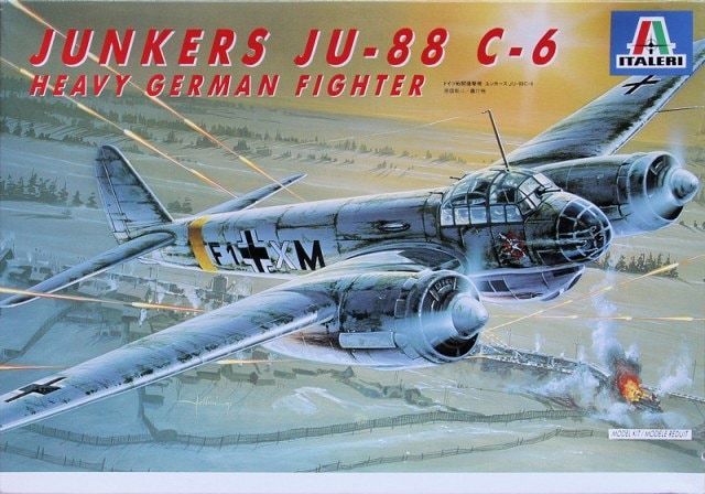 Italeri IT022 1/72 Junkers Ju-88 C-6 - Heavy German Fighter - Box mit leichten Lagerspuren !!